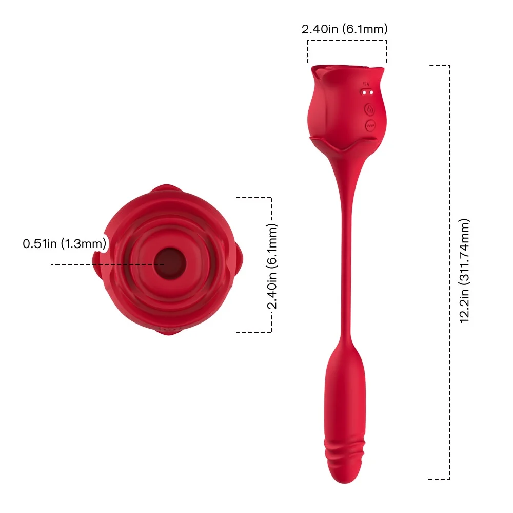 Velvet Bliss 3 in 1 Rose Toys Vibrators