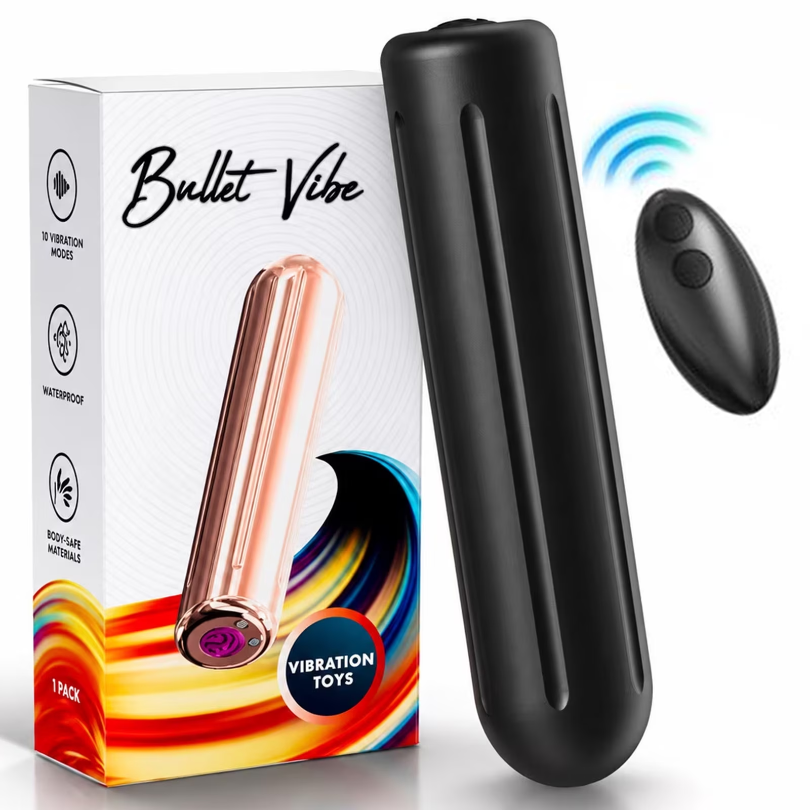 Velvet Bliss Vibrating Bullet Massager with Remote Control
